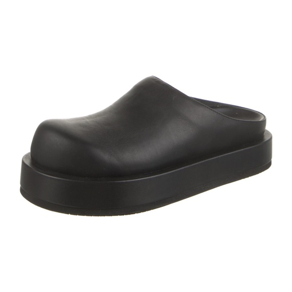 $440 PALOMA BARCELÓ Leather Mules Black IT 42 - Picture 2 of 5